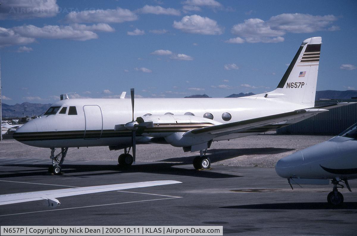 N657P, 1965 Grumman G159 Gulfstream I C/N 165, KLAS