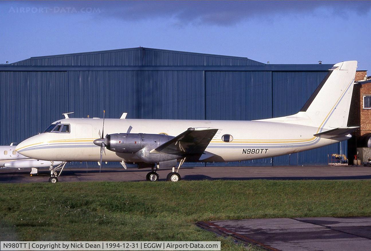 N980TT, 1963 Grumman G-159 Gulfstream 1 C/N 323, EGGW
