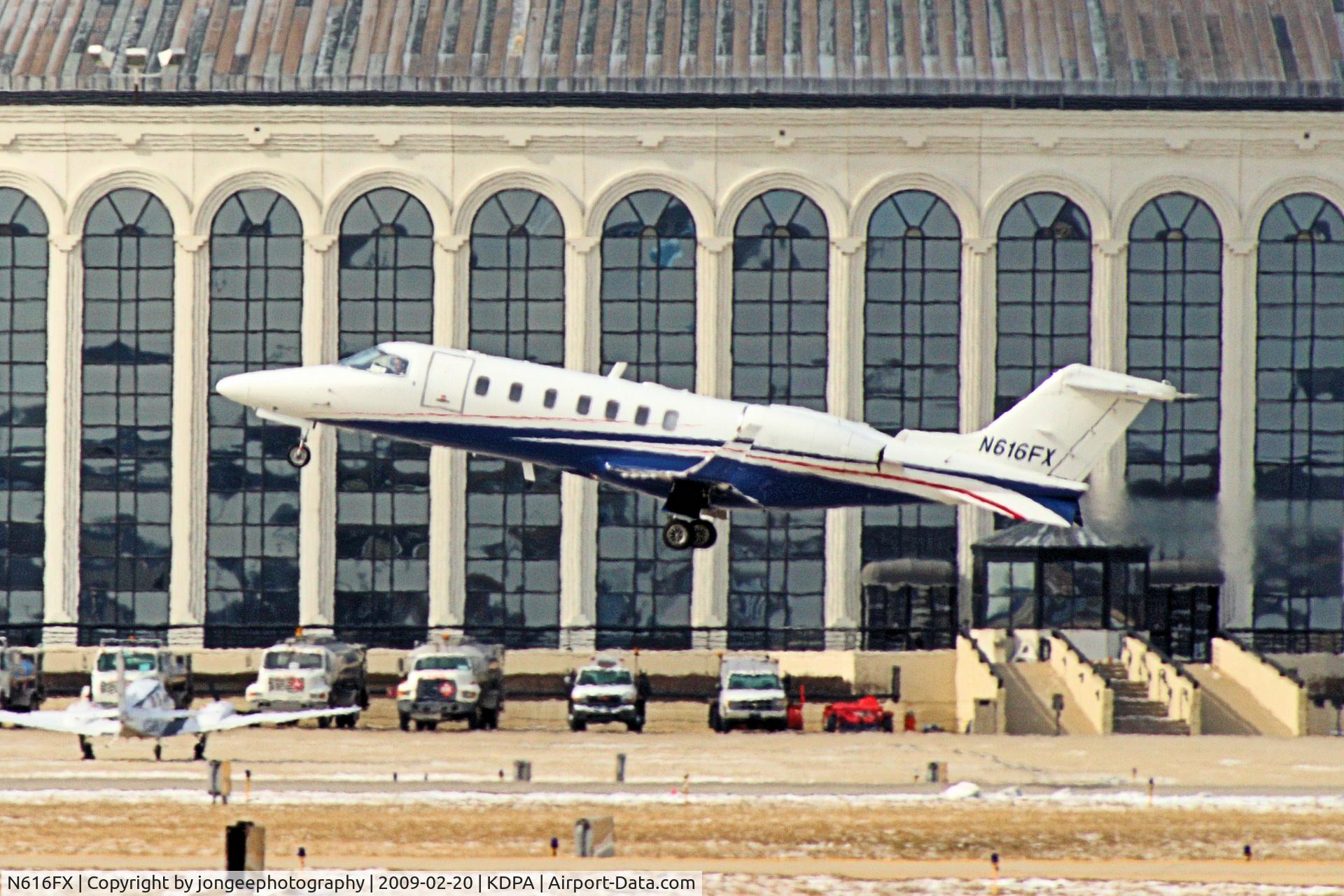 N616FX, 2006 Learjet Inc 45 C/N 2057, Taking Off at KDPA