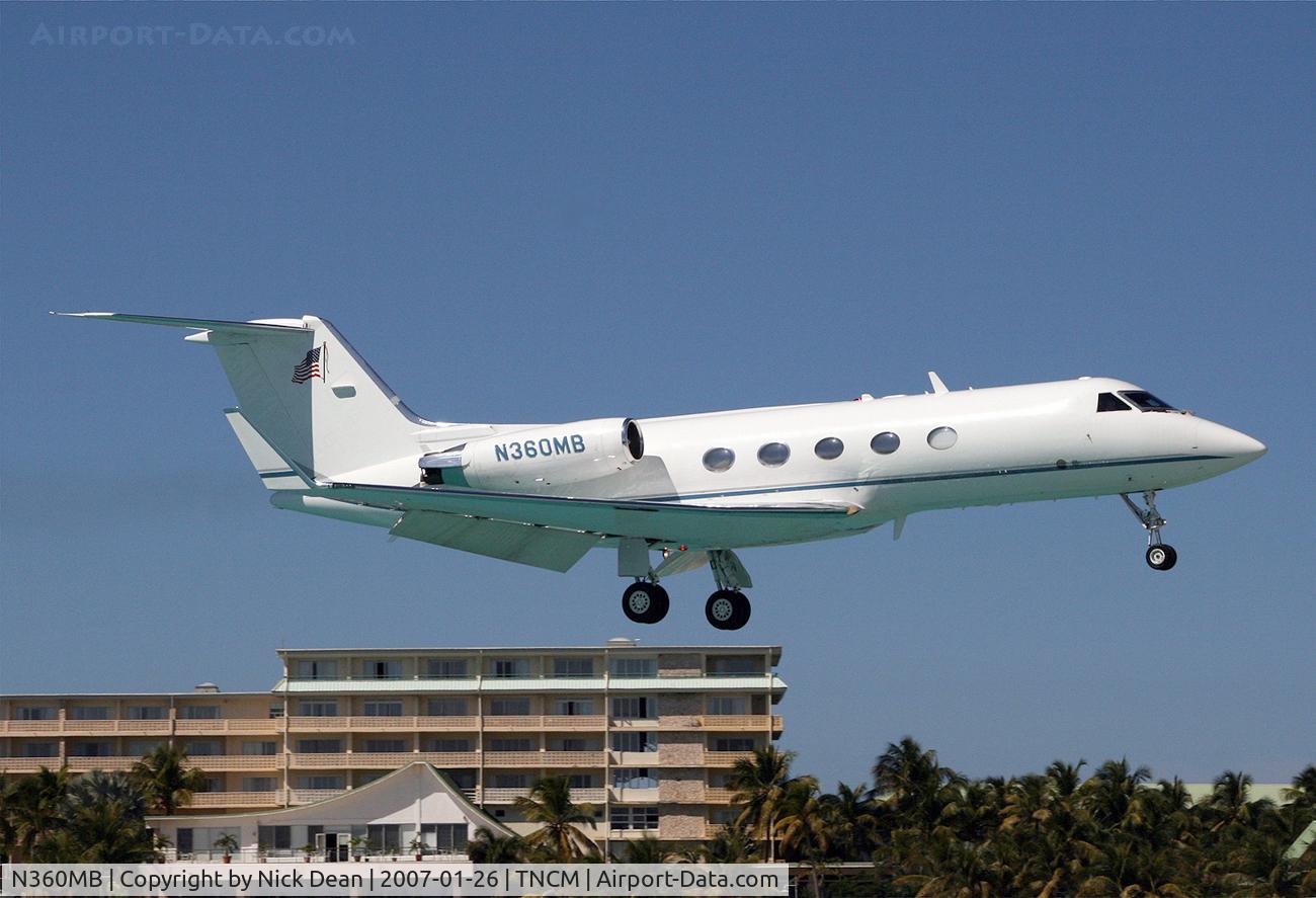 N360MB, 1980 Gulfstream American G-1159A Gulfstream III C/N 306, TNCM