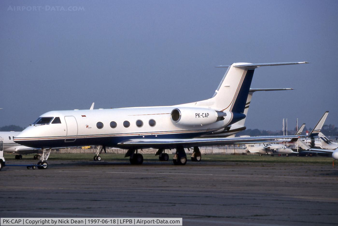PK-CAP, 1980 Grumman G1159A Gulfstream III C/N 316, Paris Le Bourget