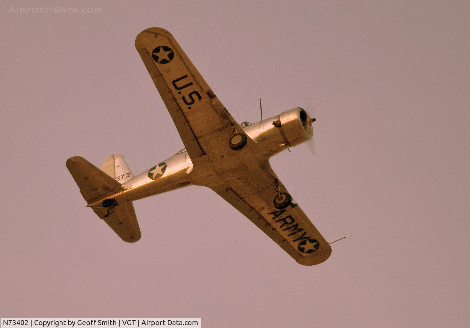 N73402, 1943 Consolidated Vultee BT-15 C/N 8516, 1943 Consolidated Vultee BT-15