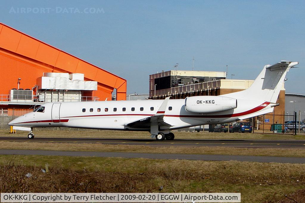 OK-KKG, 2005 Embraer EMB-135BJ Legacy C/N 14500873, Czech Embraer Legacy at Luton