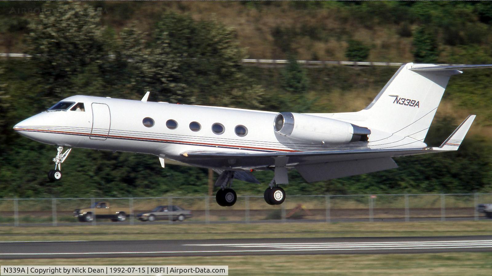 N339A, 1981 Grumman G1159A Gulfstream III C/N 339, KBFI