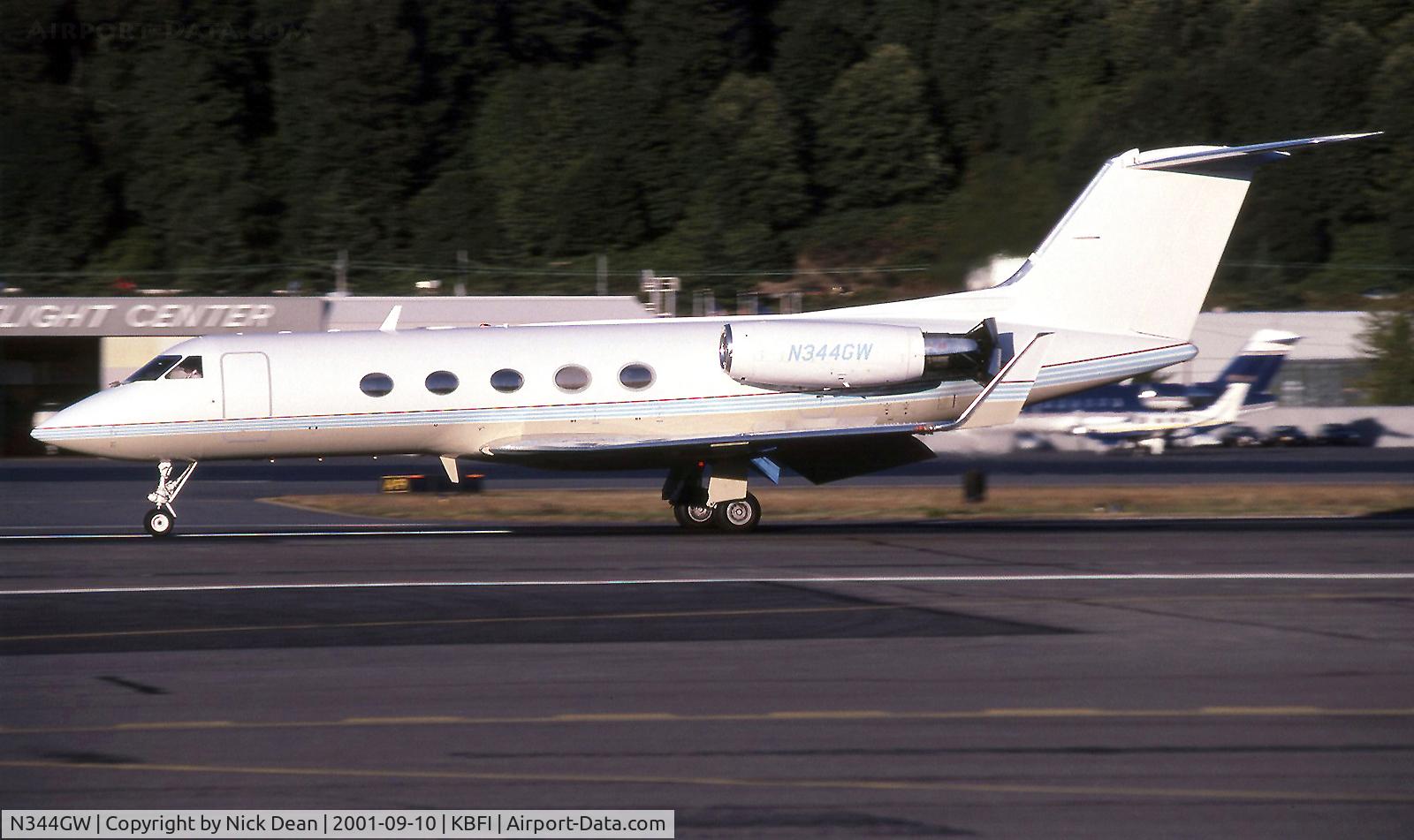 N344GW, 1982 Gulfstream American G-1159A Gulfstream III C/N 344, KBFI