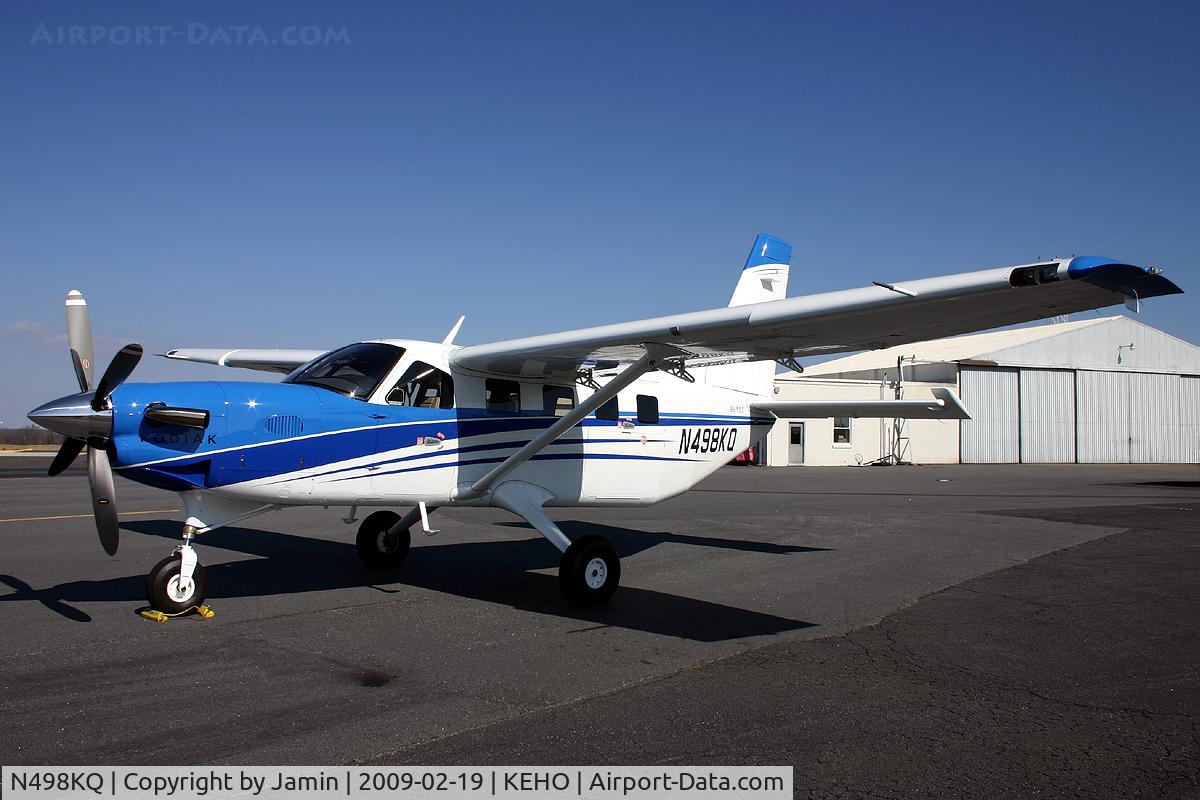 N498KQ, 2008 Quest Kodiak 100 C/N 100-0008, First time a Kodiak visited Shelby.