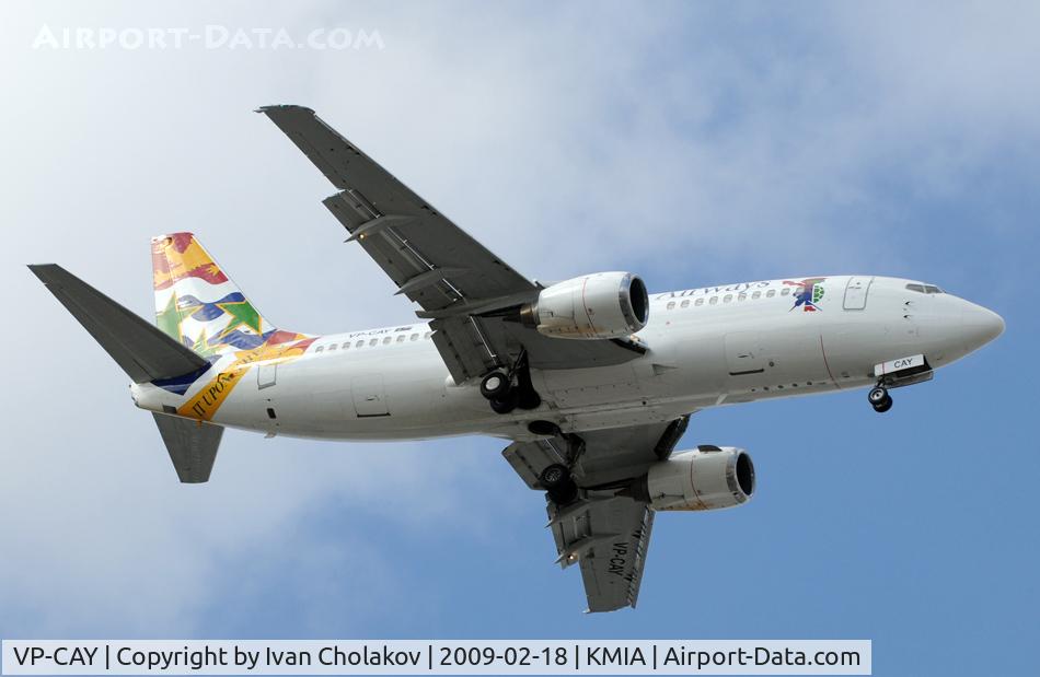 VP-CAY, 1993 Boeing 737-3Q8 C/N 26286, Updated livery