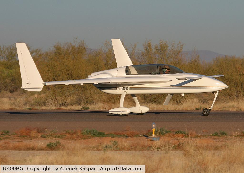 N400BG, 1990 Rutan Long-EZ C/N 01-BG, Coolidge