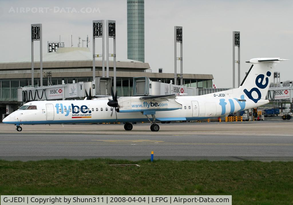 G-JEDI, 2001 De Havilland Canada DHC-8-402Q Dash 8 C/N 4052, Taxiing for departure...