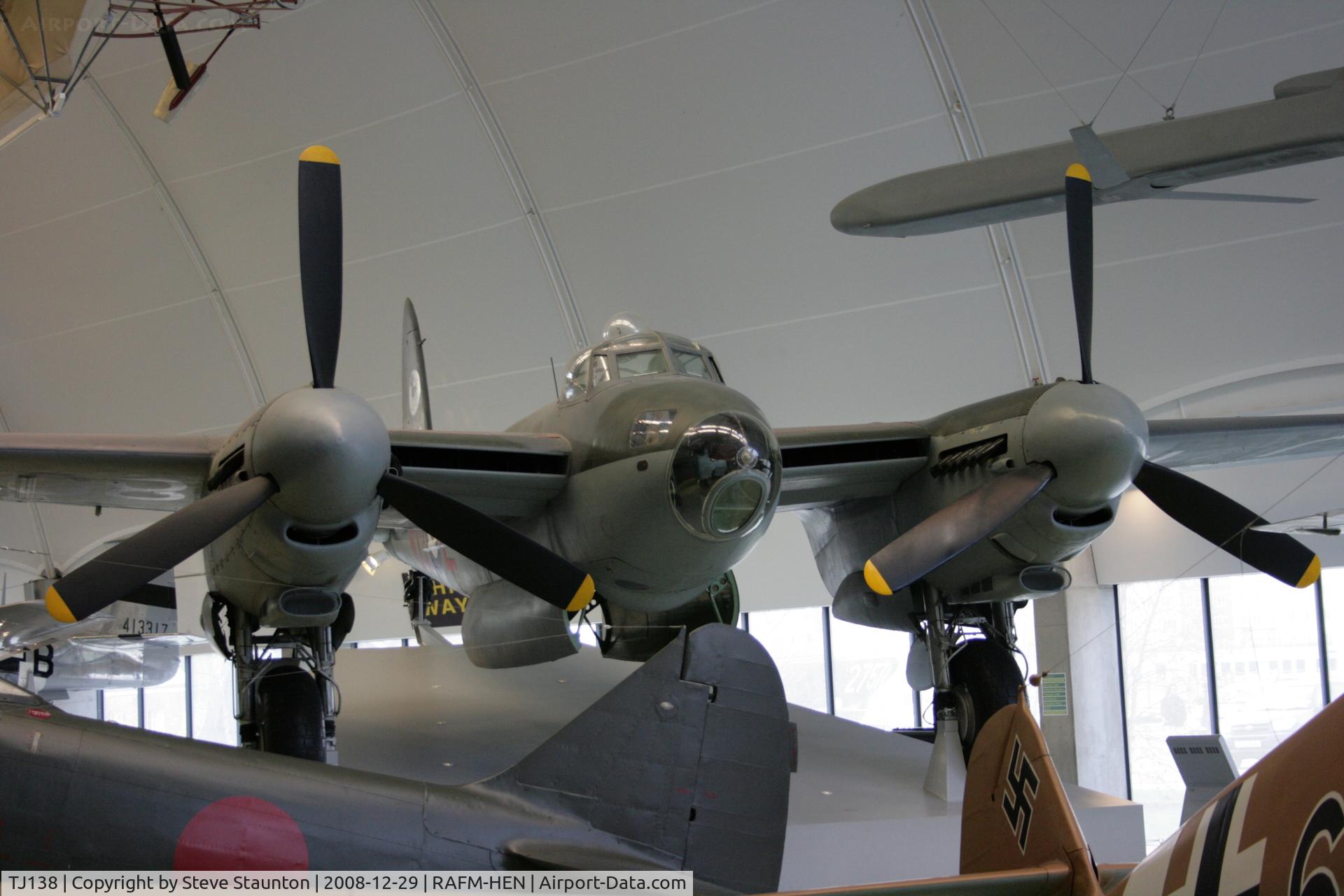 TJ138, De Havilland DH-98 Mosquito TT.35 C/N Not found TJ138, Taken at the RAF Museum, Hendon. December 2008