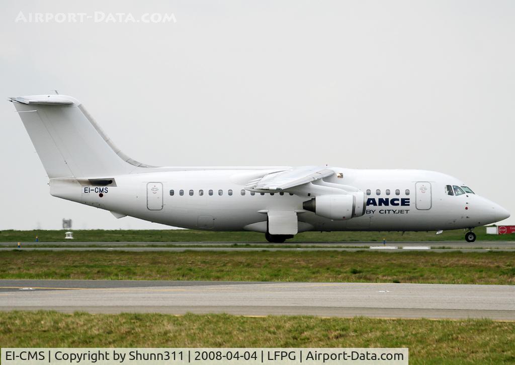 EI-CMS, 1985 British Aerospace BAe.146-200A C/N E2044, Taxiing to his gate...