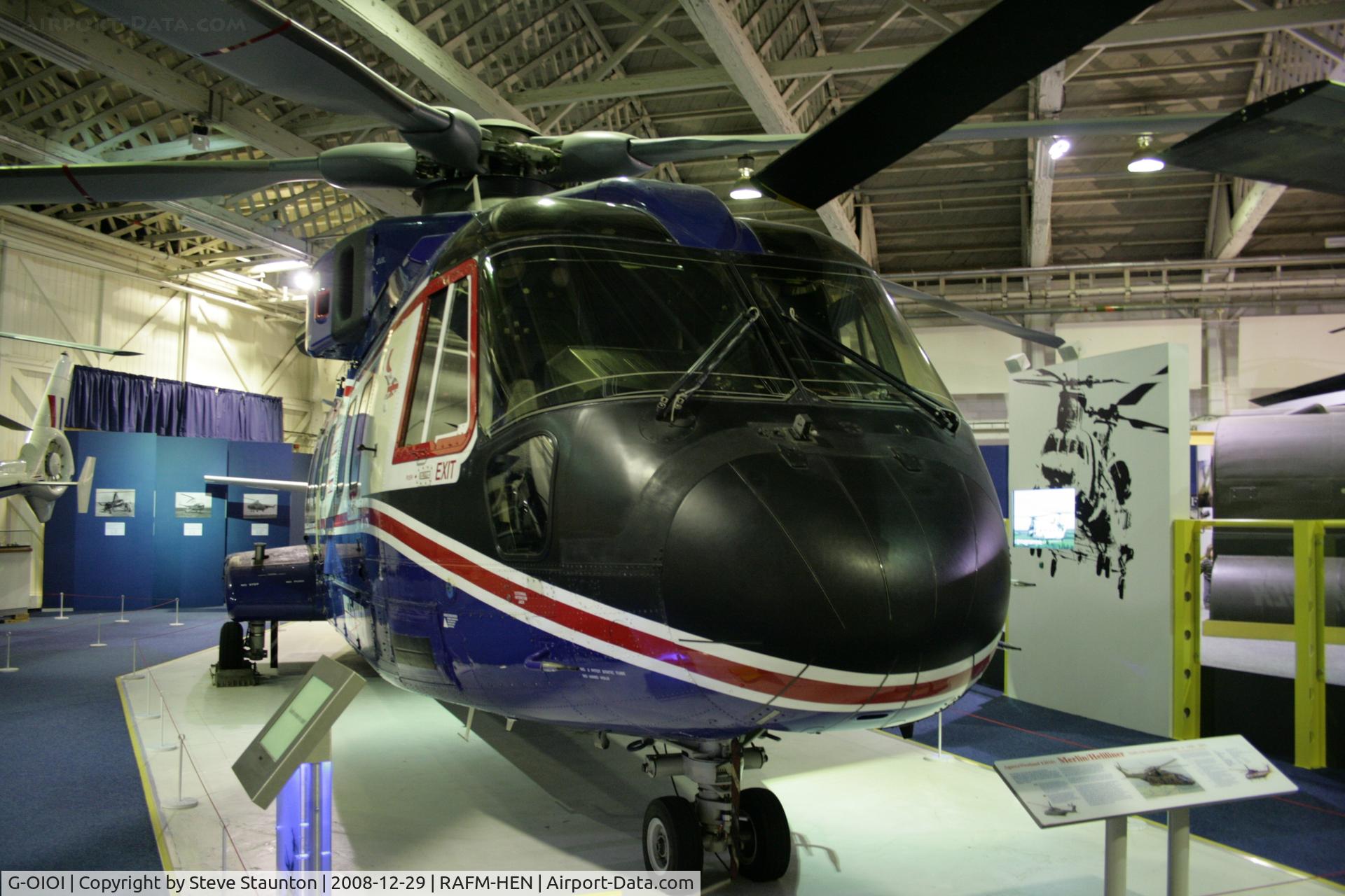G-OIOI, 1990 AgustaWestland EH-101 C/N 50008/PP8, Taken at the RAF Museum, Hendon. December 2008