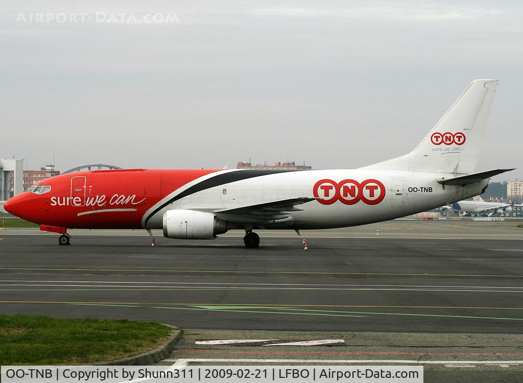 OO-TNB, 1987 Boeing 737-3T0F C/N 23578, Parked at the Old terminal with 