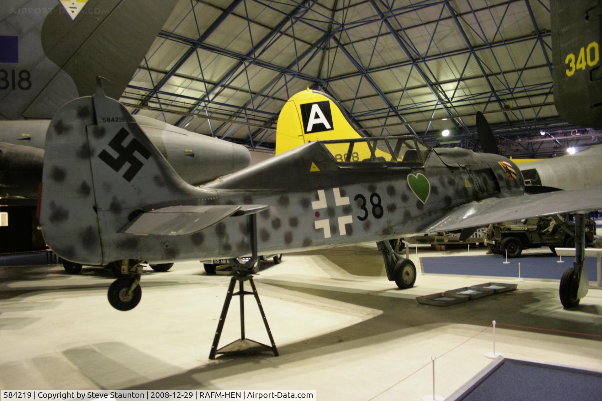 584219, Focke-Wulf Fw-190F-8/U1 C/N 584219, Taken at the RAF Museum, Hendon. December 2008