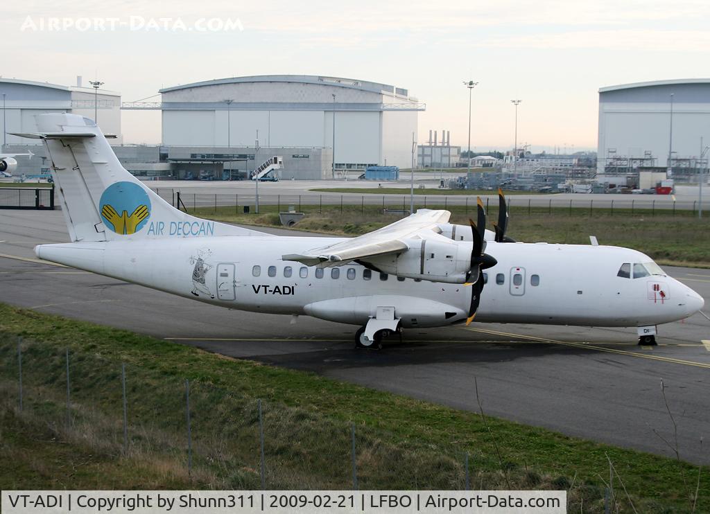 VT-ADI, 1996 ATR 42-500 C/N 503, Parked at Latecoere Aeroservices facility... probably end of lease !