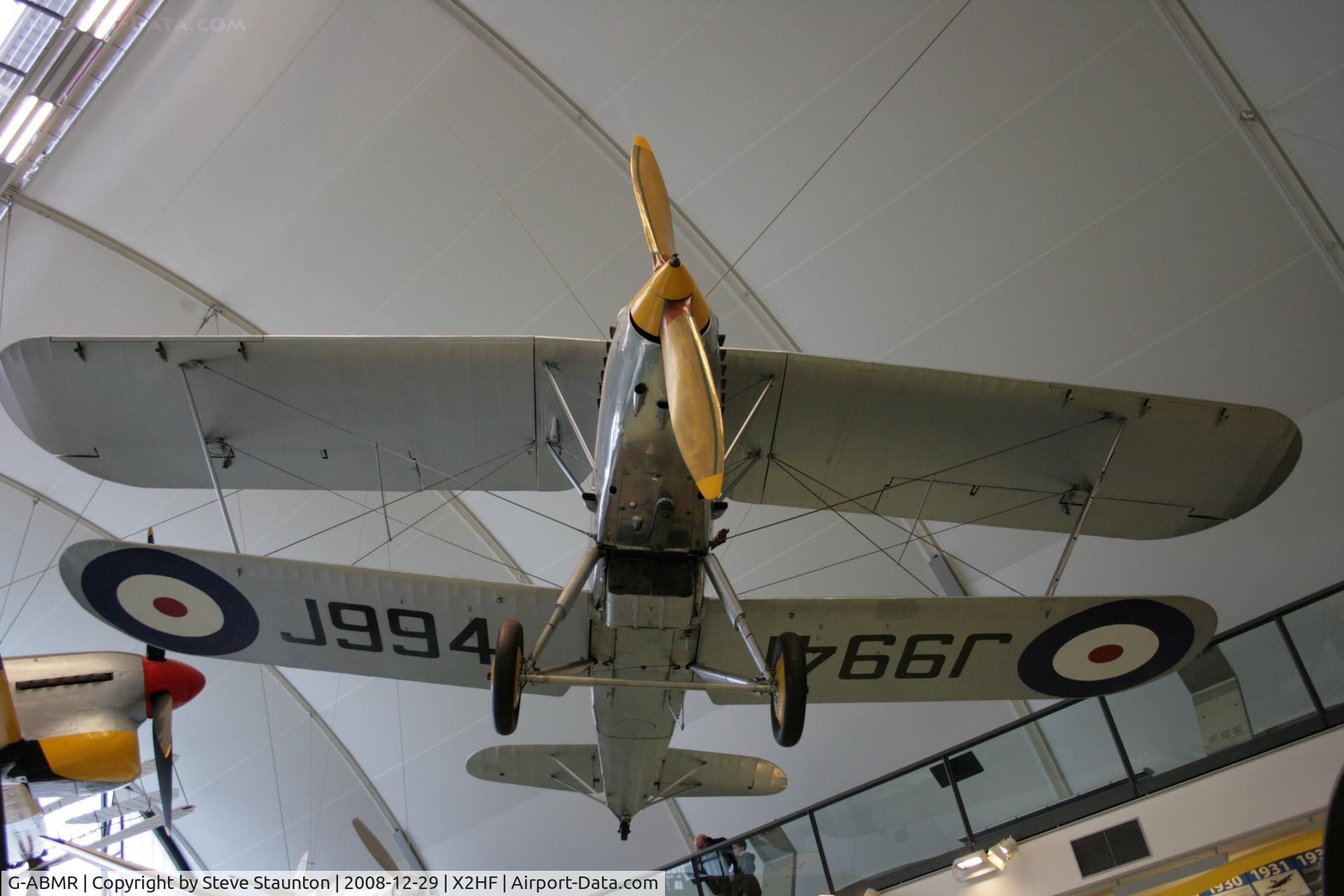 G-ABMR, 1931 Hawker Hart C/N HH1, Taken at the RAF Museum, Hendon. December 2008