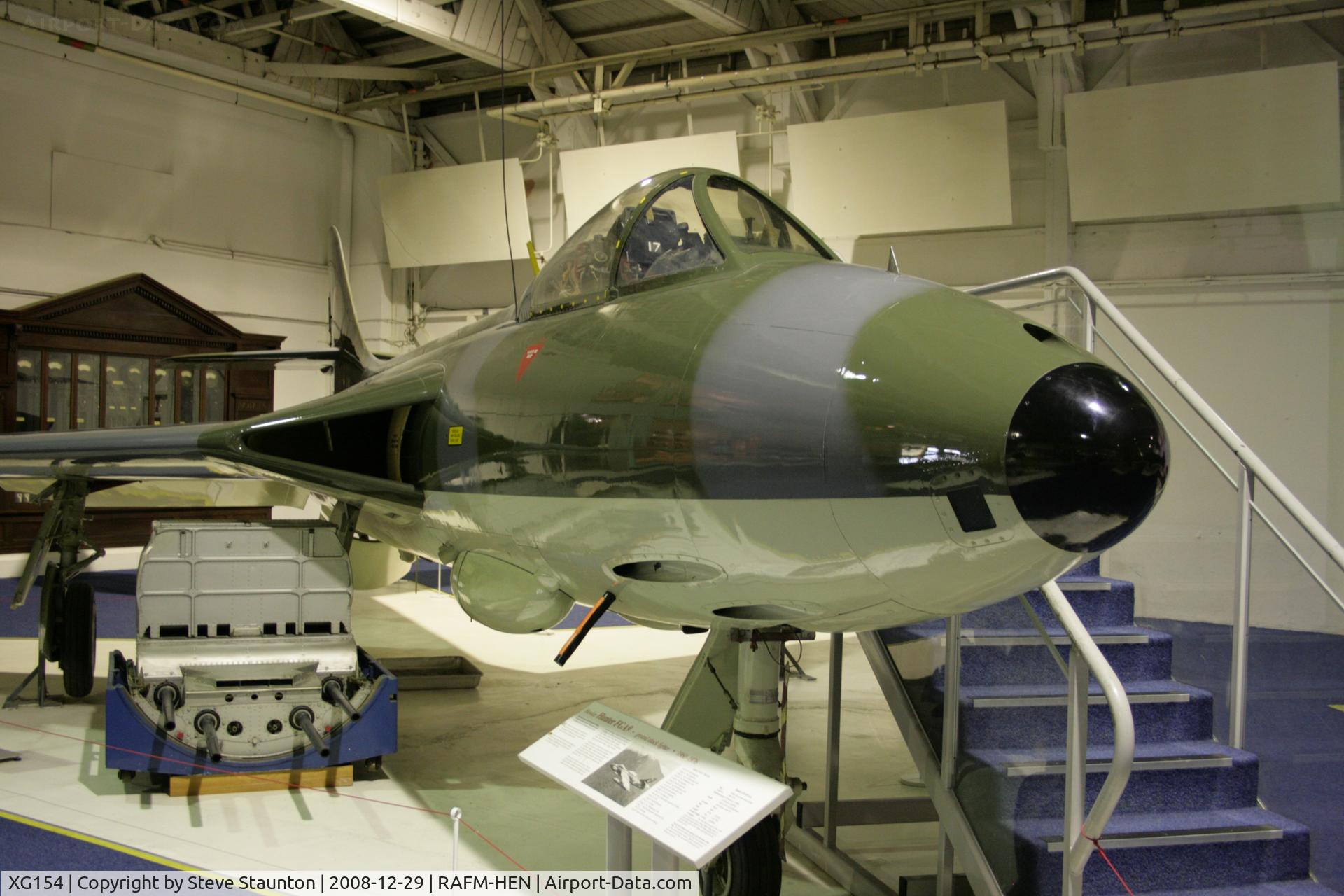XG154, 1956 Hawker Hunter FGA.9 C/N S4/U/3387, Taken at the RAF Museum, Hendon. December 2008