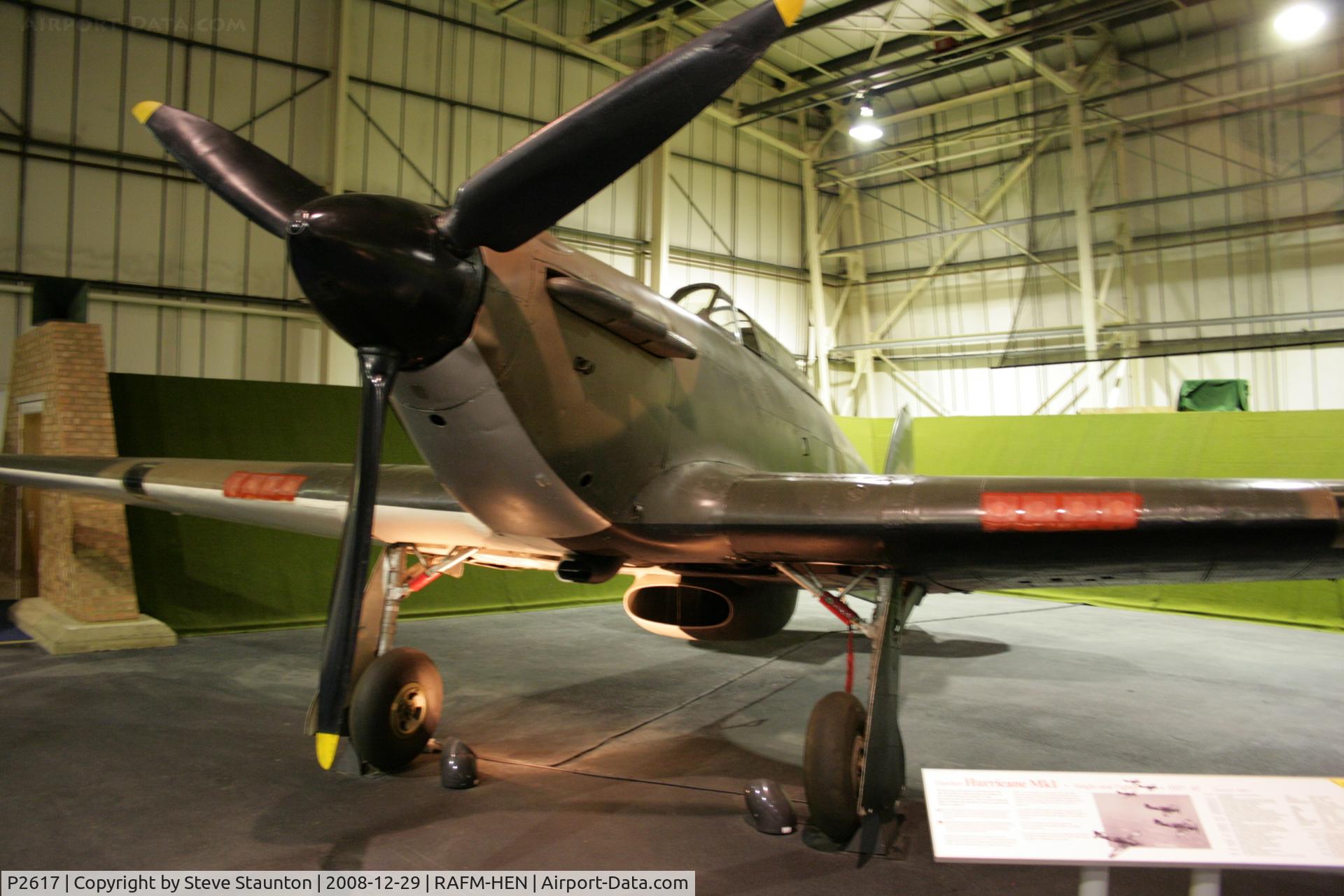 P2617, Hawker Hurricane I C/N Not found P2617, Taken at the RAF Museum, Hendon. December 2008