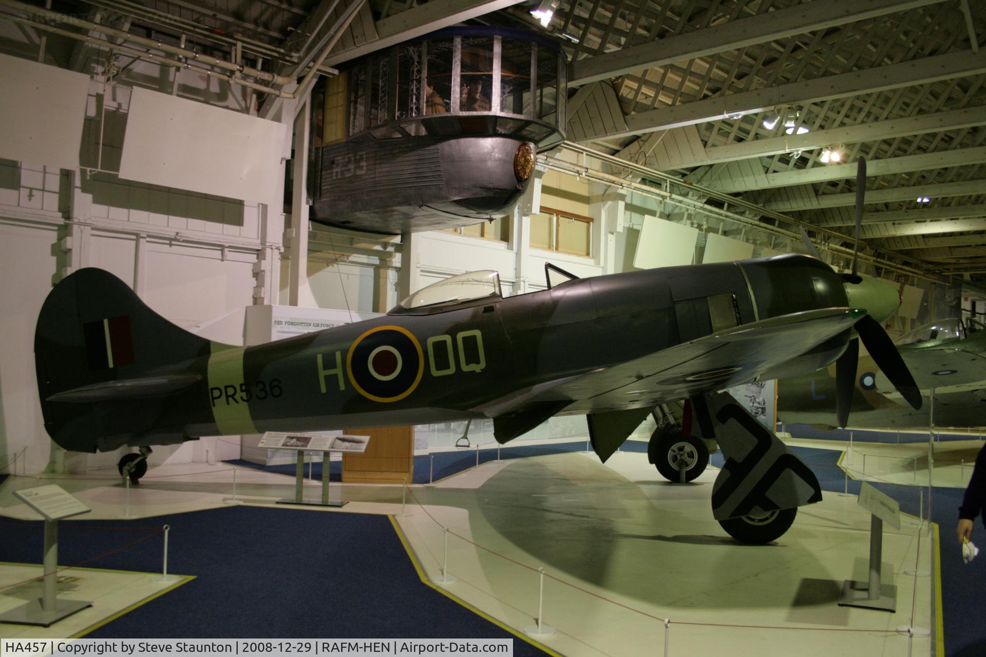 HA457, Hawker Tempest II C/N Not found HA457, Taken at the RAF Museum, Hendon. December 2008