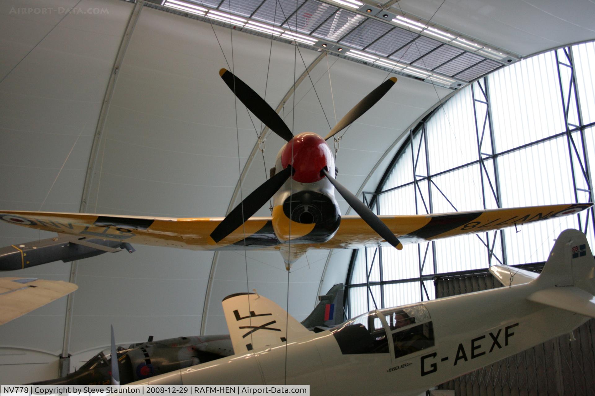 NV778, Hawker Tempest TT.5 C/N Not found NV778, Taken at the RAF Museum, Hendon. December 2008