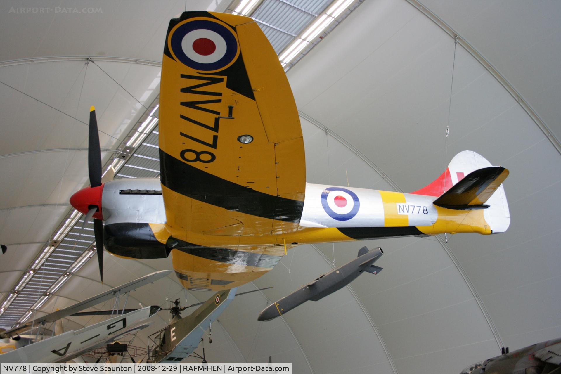 NV778, Hawker Tempest TT.5 C/N Not found NV778, Taken at the RAF Museum, Hendon. December 2008
