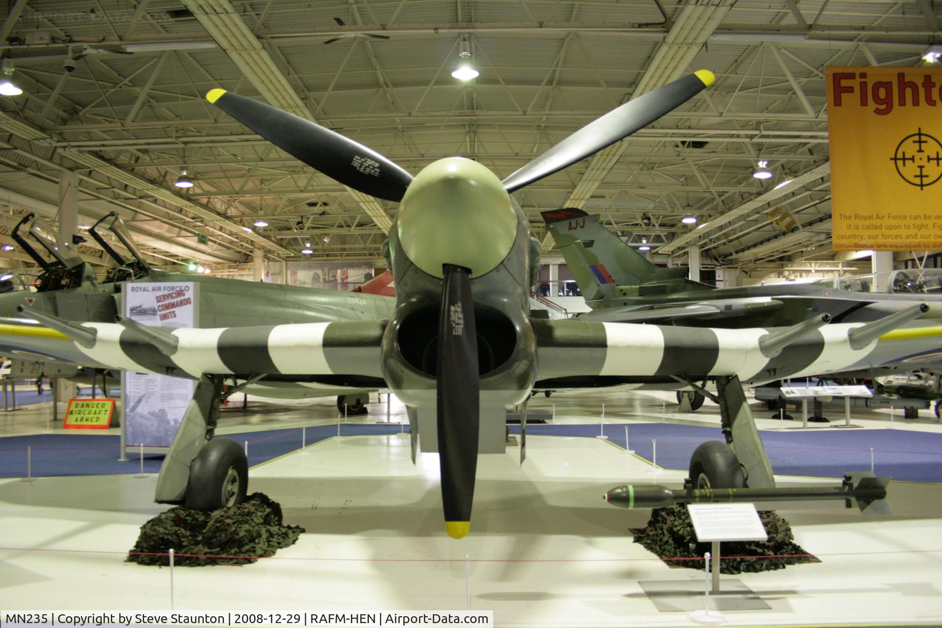 MN235, Hawker Typhoon IIB C/N Not found MN235, Taken at the RAF Museum, Hendon. December 2008