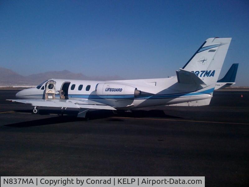 N837MA, 1973 Cessna 500 C/N 500-0096, On the ramp at El Paso Int'l Aiport