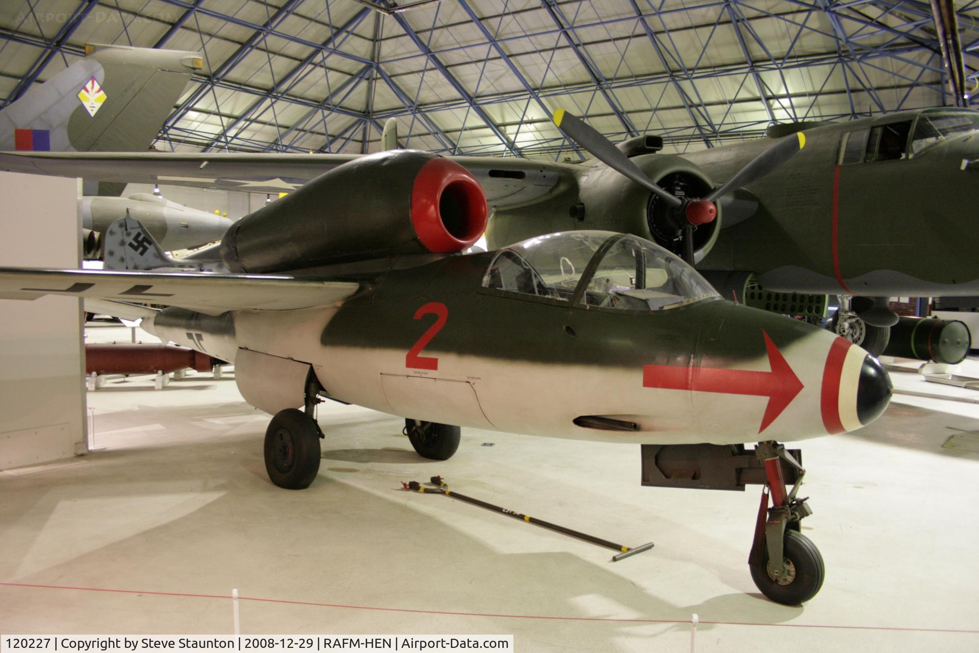 120227, 1945 Heinkel He-162A-2 Volksjager C/N 120227, Taken at the RAF Museum, Hendon. December 2008