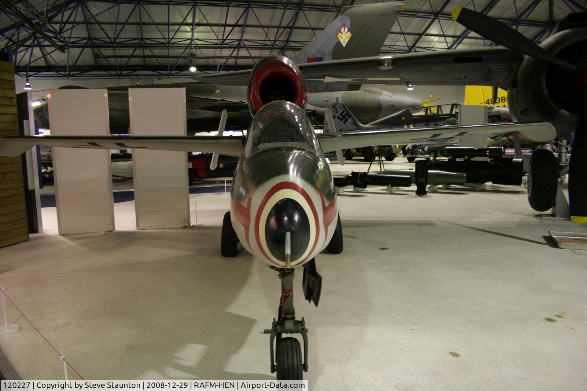 120227, 1945 Heinkel He-162A-2 Volksjager C/N 120227, Taken at the RAF Museum, Hendon. December 2008