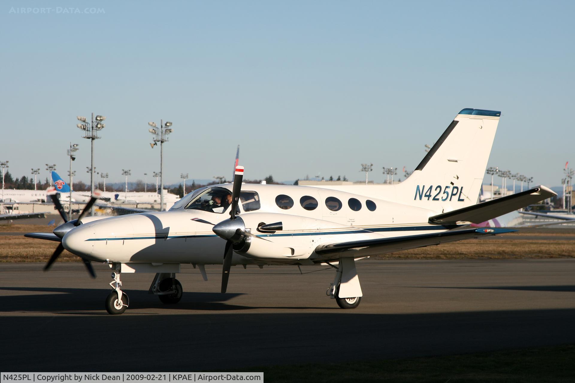 N425PL, 1980 Cessna 425 Corsair C/N 425-0010, KPAE
