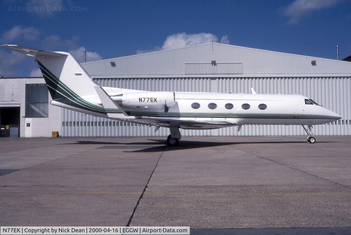 N77EK, 1982 Grumman G-1159A Gulfstream III C/N 363, EGGW