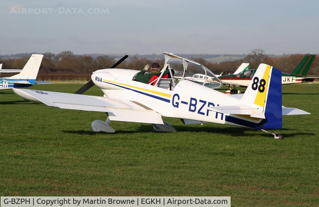 G-BZPH, 2000 Vans RV-4 C/N PFA 181-12867, Showing canopy open.