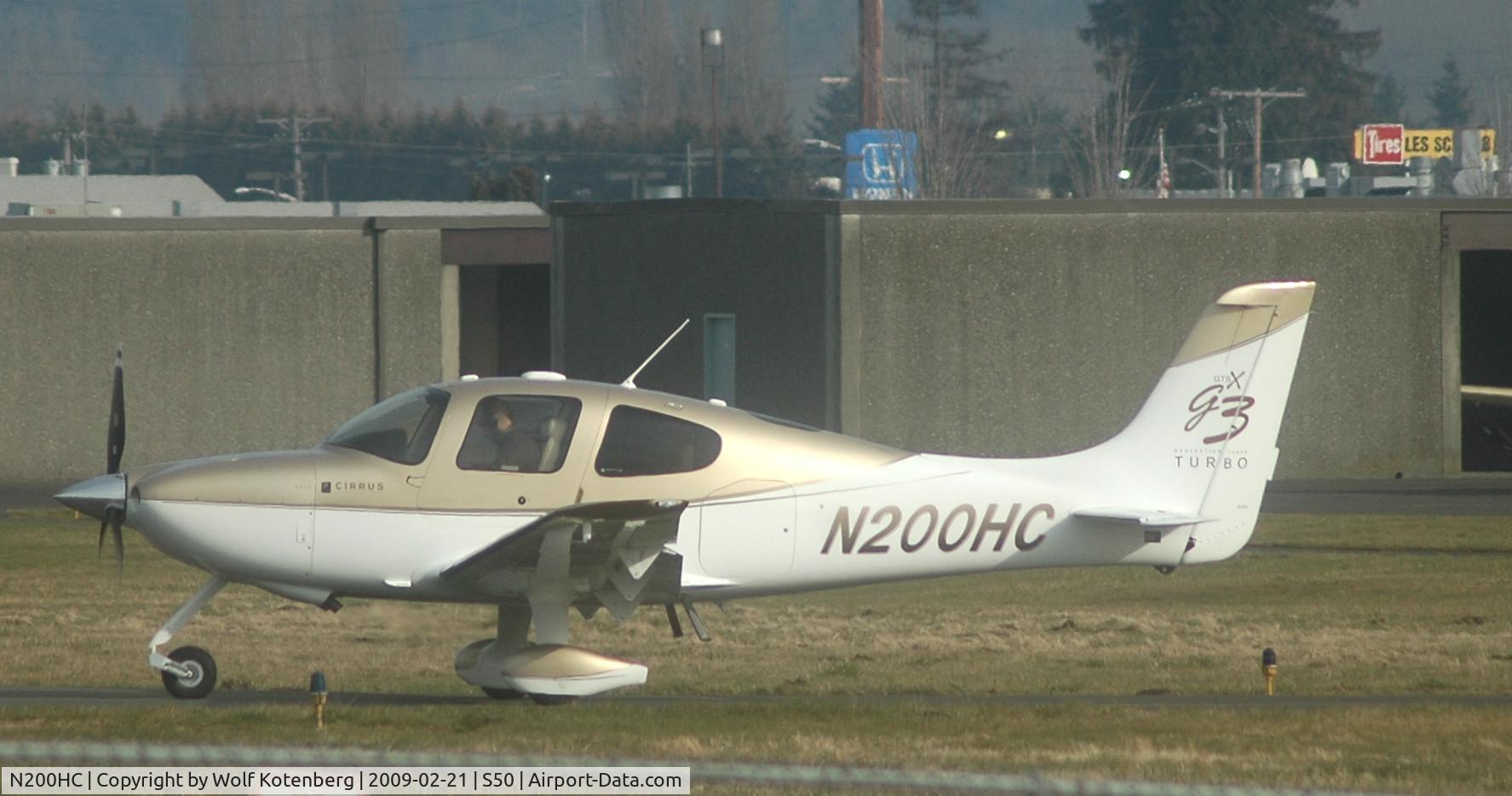 N200HC, 2008 Cirrus SR22 GTS Turbo C/N 3286, ready