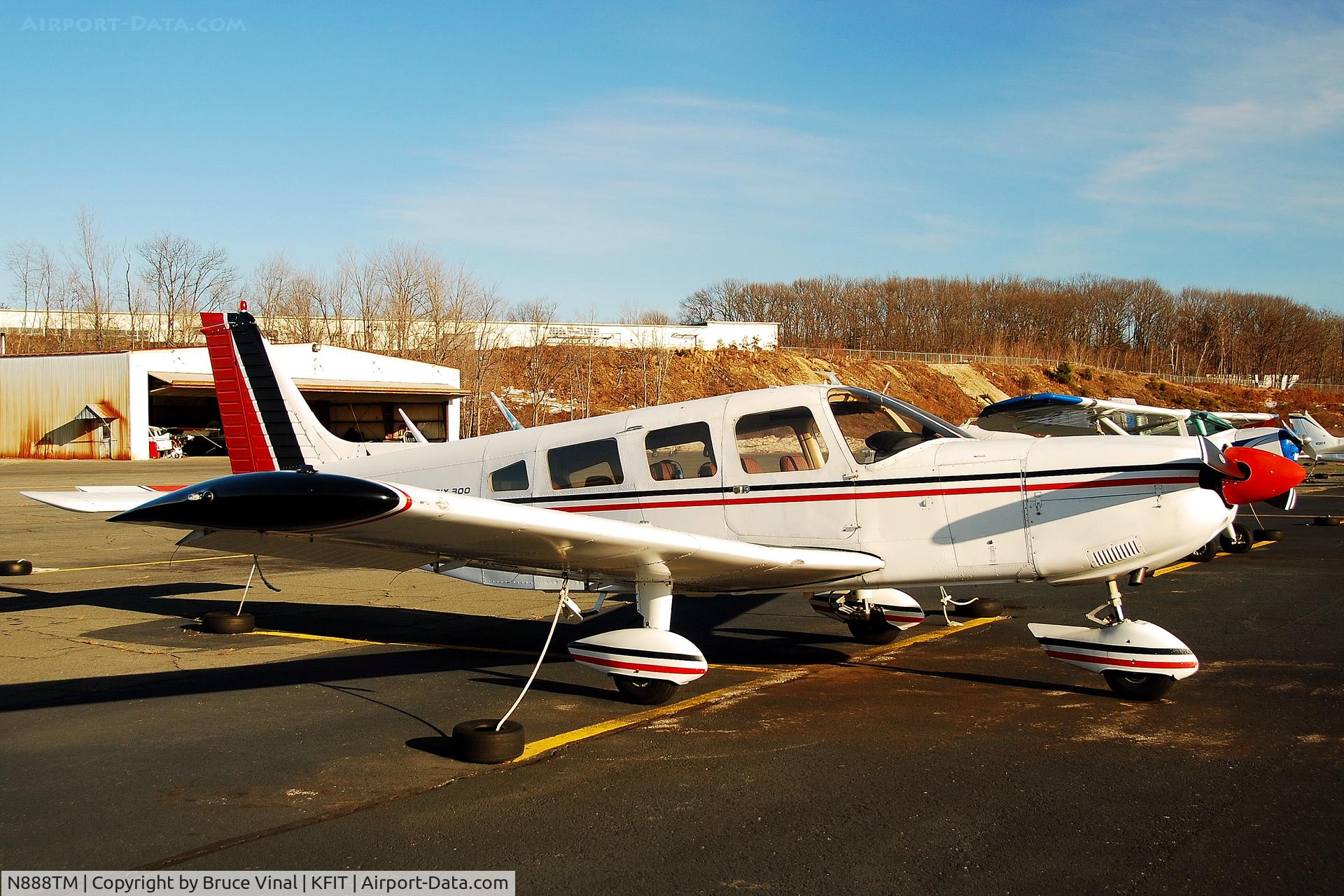 N888TM, 1974 Piper PA-32-300 Cherokee Six C/N 32-7440132, On the field in Fitchburg