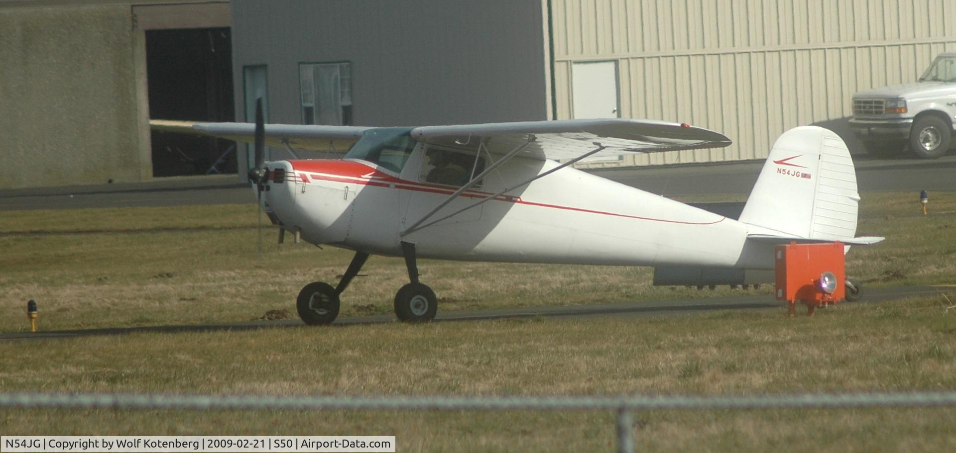N54JG, 1947 Cessna 120 C/N 13079, nice day to go flyin'