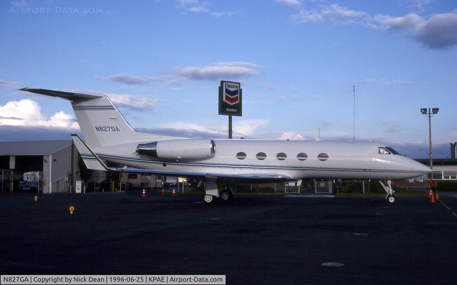 N827GA, 1983 Grumman G1159A Gulfstream III C/N 398, KPAE
