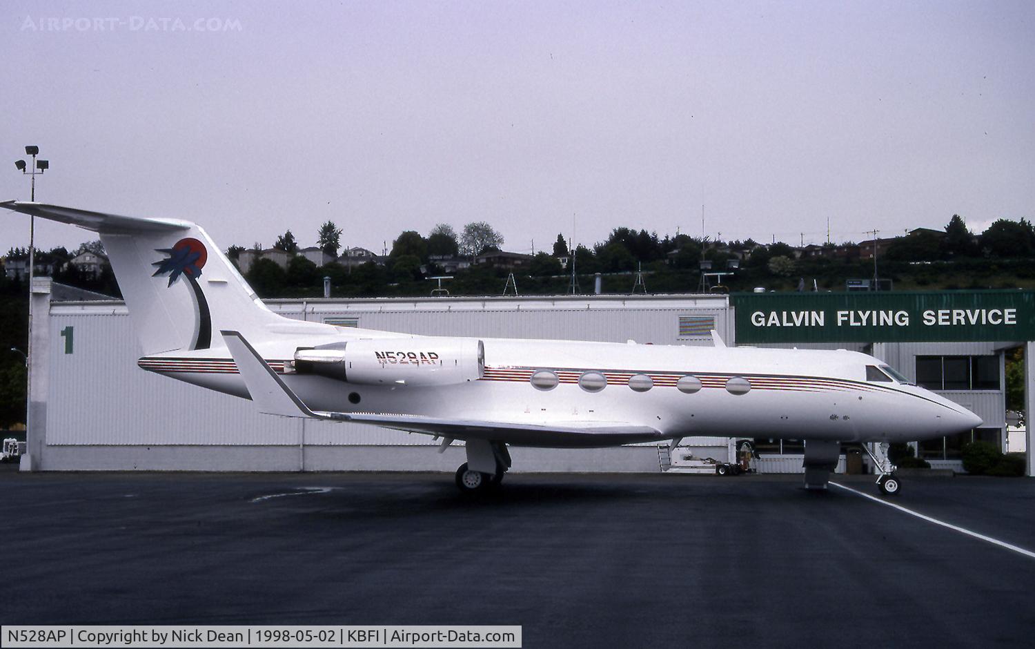 N528AP, 1984 Grumman G1159A Gulfstream III C/N 399, KBFI