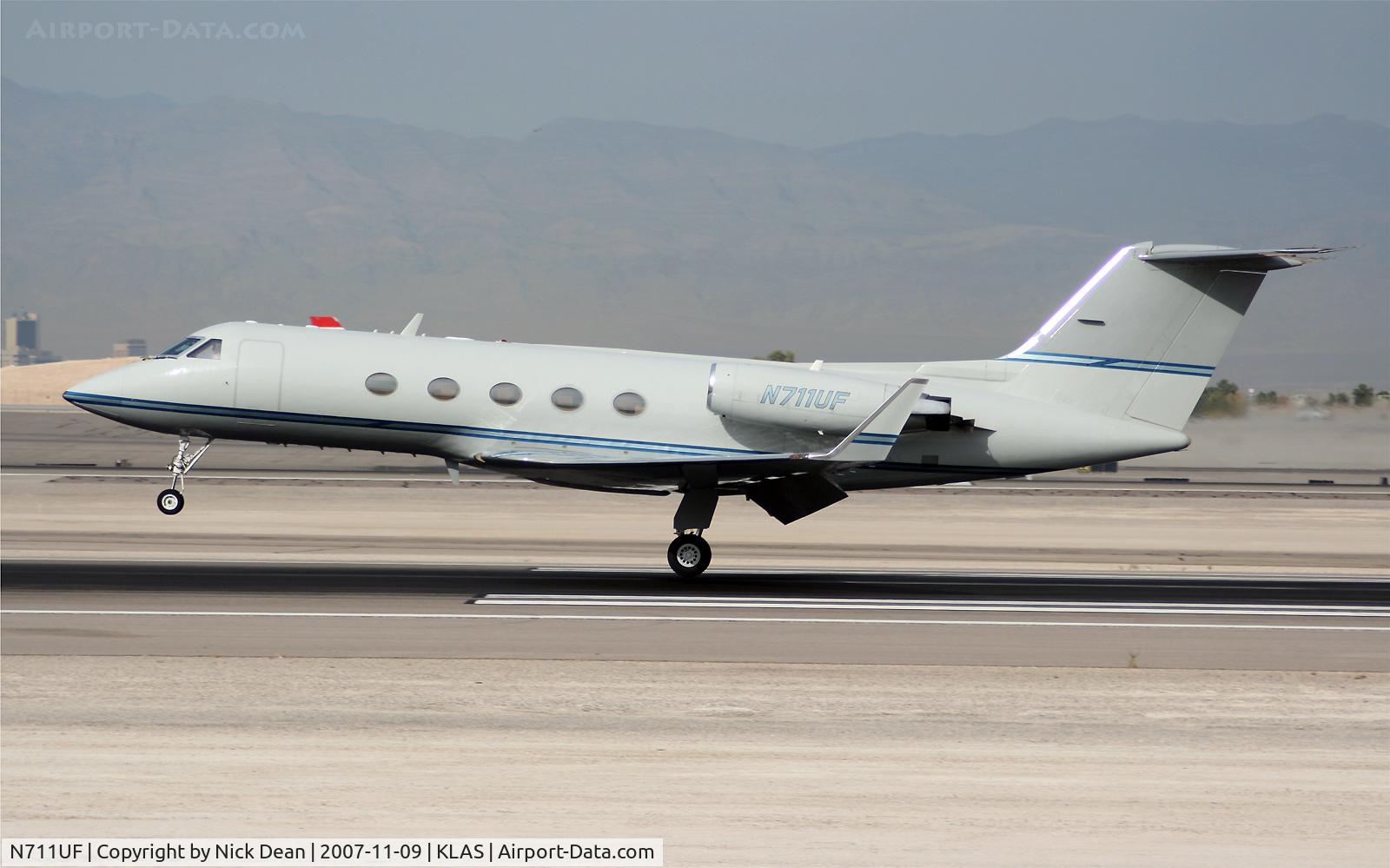 N711UF, 1984 Gulfstream Aerospace G-1159A Gulfstream III C/N 421, KLAS