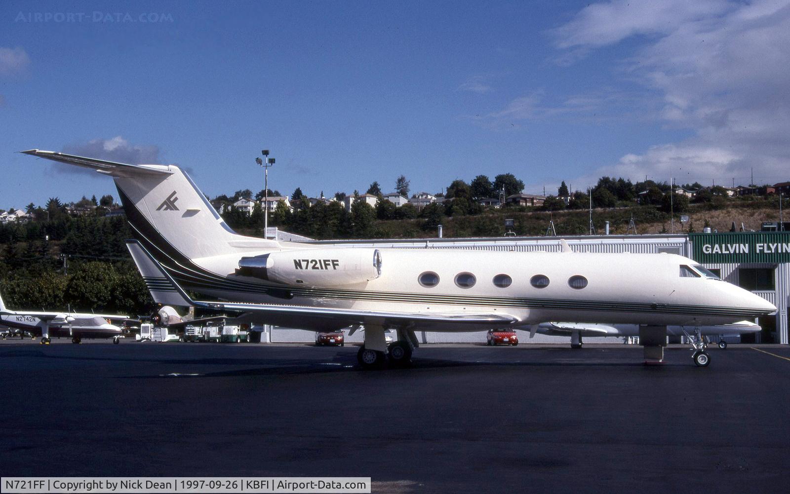 N721FF, 1984 Grumman G1159A Gulfstream III C/N 421, KBFI