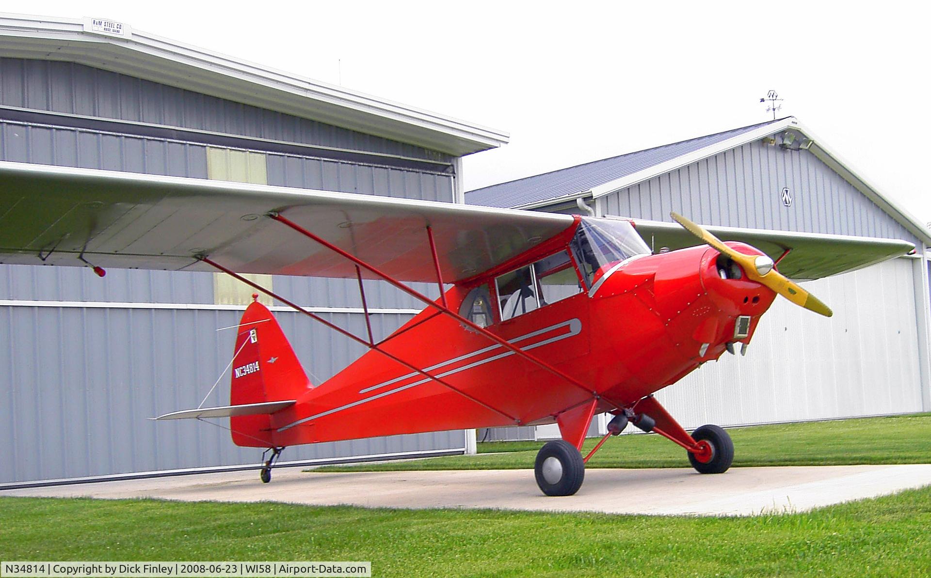 N34814, 1941 Porterfield CP-65 C/N 916, At New Home