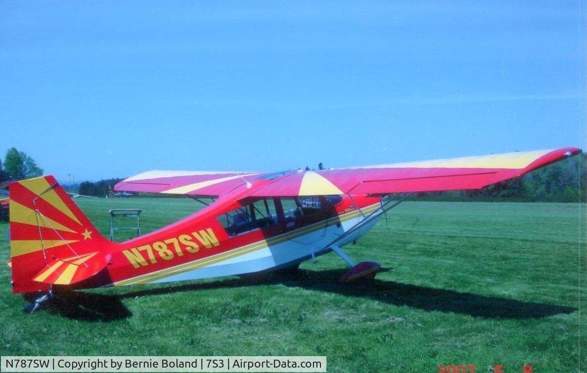 N787SW, Champion 7KCAB C/N 204, Take for scale model effort, Oregon