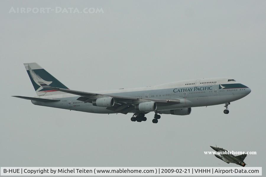 B-HUE, 1993 Boeing 747-467 C/N 27117, Cathay Pacific
