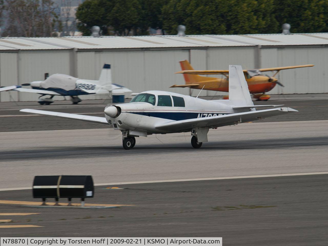 N78870, 1964 Mooney M20C Ranger C/N 2885, N78870 departing from RWY 21
