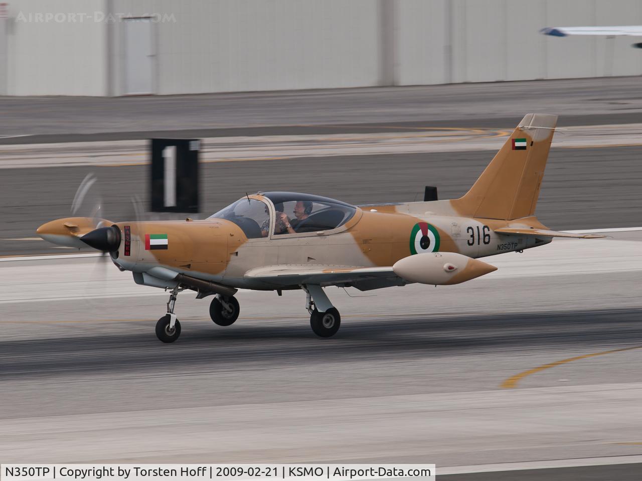 N350TP, 1983 SIAI-Marchetti SF-260TP C/N 011/62-004, N350TP departing from RWY 21
