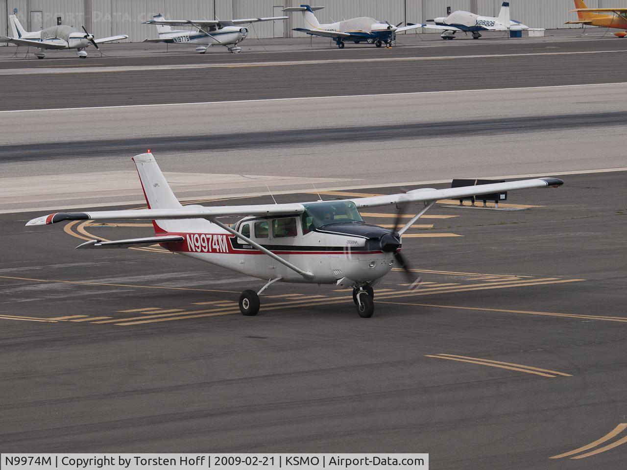 N9974M, 1978 Cessna U206G Stationair C/N U20604624, N9974M exiting the runway after arriving on RWY 21