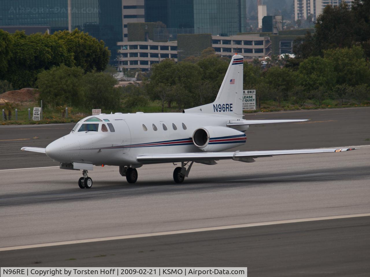 N96RE, 1981 Rockwell International NA-265-65 Sabreliner 65 C/N 465-52, N96RE departing from RWY 21