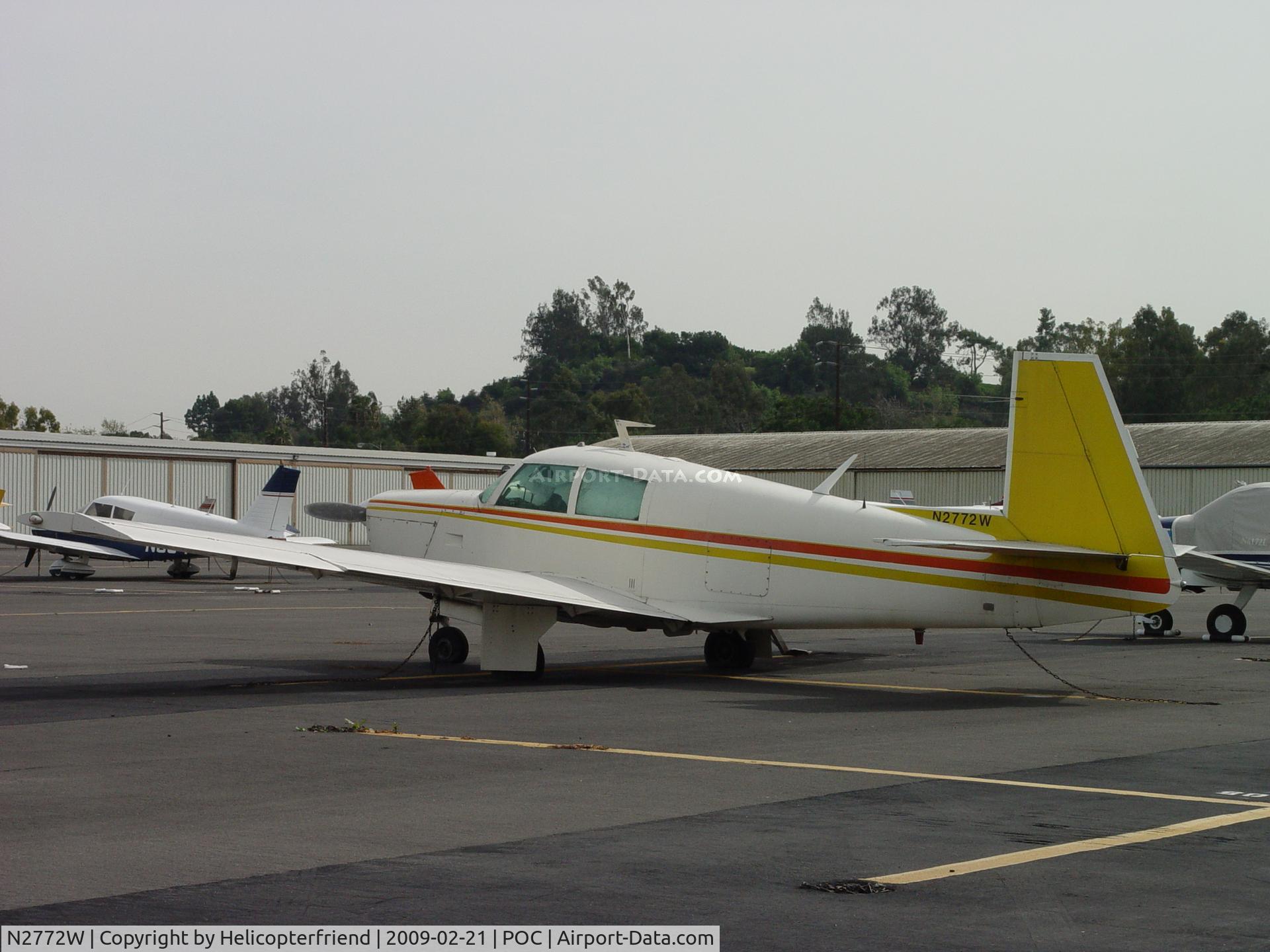 N2772W, 1966 Mooney M20E C/N 1058, Parked between Ranger Row and NAI