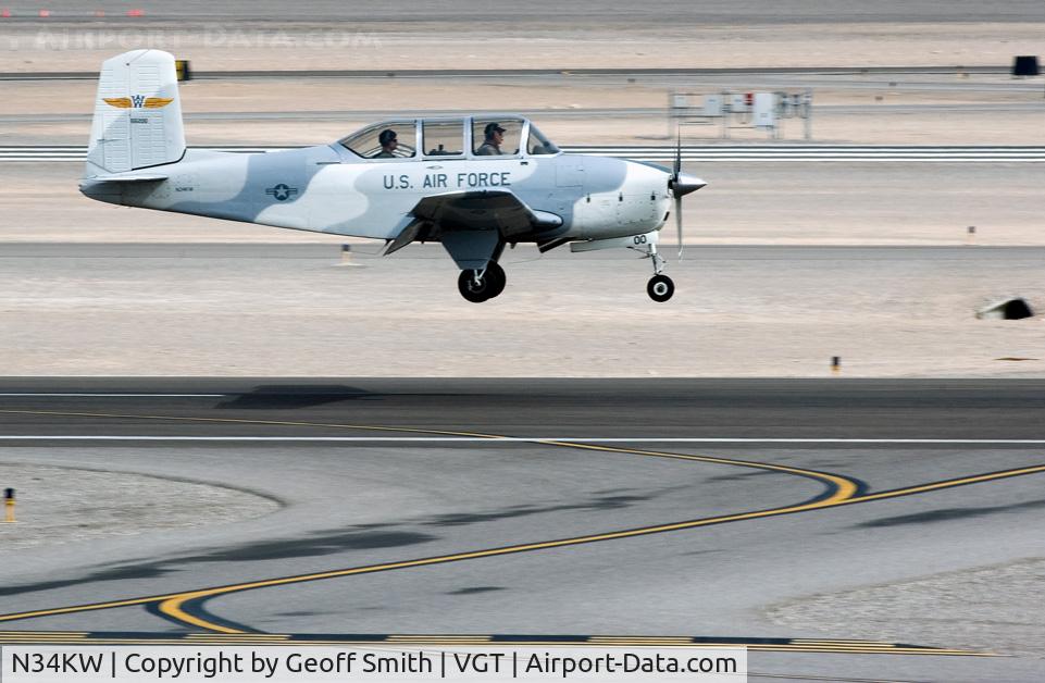 N34KW, 1955 Beech T-34A-BH Mentor Mentor C/N G-757, Military Bonanza