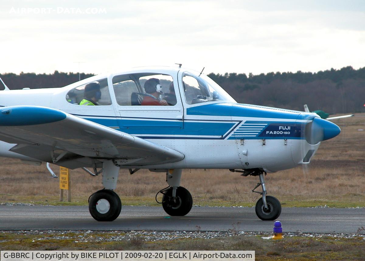 G-BBRC, 1973 Fuji FA-200-180 Aero Subaru C/N 235, ROMEO CHARLIE ON HOLD FOR RWY 25