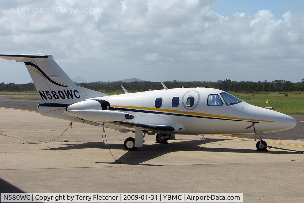 N580WC, 2007 Eclipse Aviation Corp EA500 C/N 000080, Nice to see an Eclipse bizjet at Maroochydore